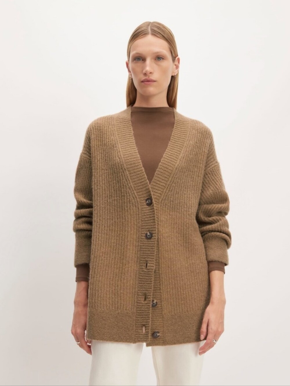 PRICE FIRM 🍓 Everlane Alpaca Blend Medium Brown Sweater